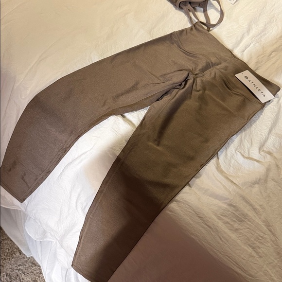 Athleta brown shimmer Activewear Set - Picture 6 of 10